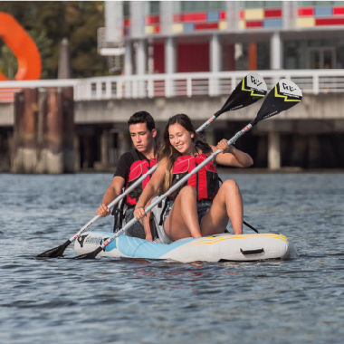 Kayak sit-on-top - EVOLUTION - aquamarina - gonflable / paddle-board / pour adulte