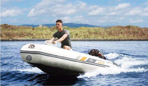 Bateau pneumatique hors-bord - DELUXE - aquamarina - de sport / pour la pêche / max. 3 personnes