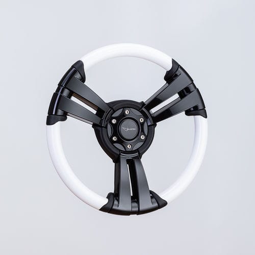 Volant enduit polyuréthane pour bateau à moteur - SW0029V1 blk/white - Volantec OOD - en aluminium / course / design