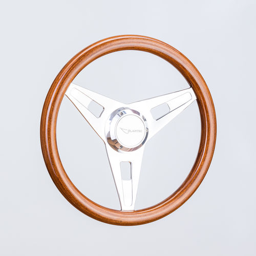 Volant en aluminium pour bateau à moteur - SW0043 pol/mah-light - Volantec OOD - en acajou / traditionnel / design