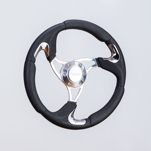 Volant enduit polyuréthane pour bateau à moteur - SW0093CO pol/chr - Volantec OOD - en aluminium / traditionnel / design