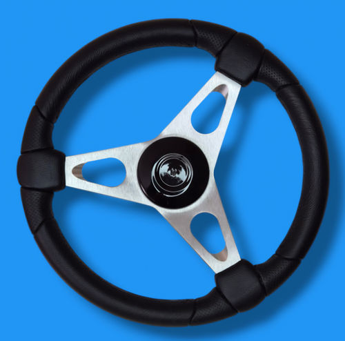 Volant en aluminium pour bateau à moteur - SSS05 - Volantec OOD - noir