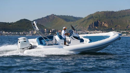 Bateau pneumatique hors-bord - 82 - 2 bar srls - bimoteur / semi-rigide / open