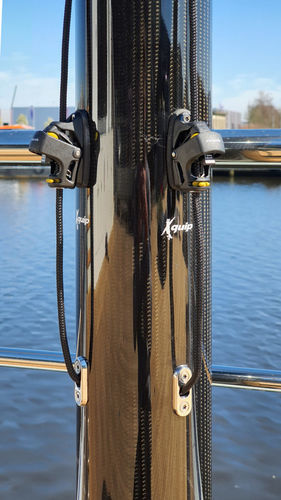 Pied d'auvent pour yacht - straight - X-Quip - en acier inoxydable / en carbone