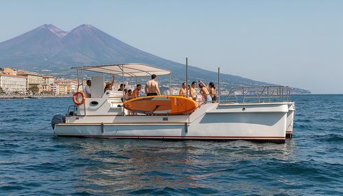 Bateau pour l'aquaculture - SB330 - SEABUS - CATAMARANI MULTIRUOLO - bateau de recherche scientifique / bateau de travail / barge de travail