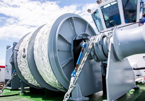 Treuil pour navire - BUMI ARMADA - DMT MARINE EQUIPMENT SA - d'amarrage / à entraînement hydraulique / à moteur électrique