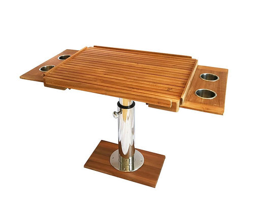 Table pour bateau - Sierra T - Mia Marin - ajustable / en teck