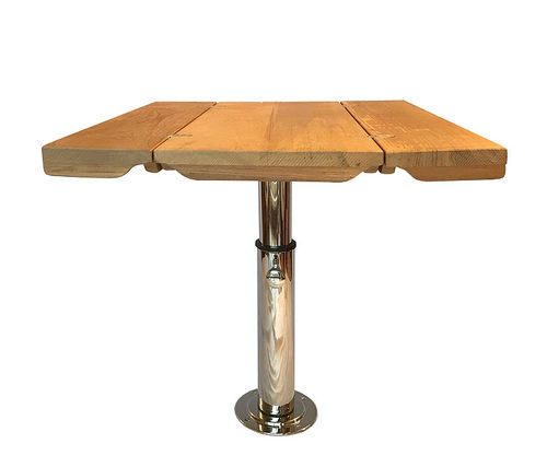 Table pour bateau - Ivy - Mia Marin - pliante / ajustable / en teck