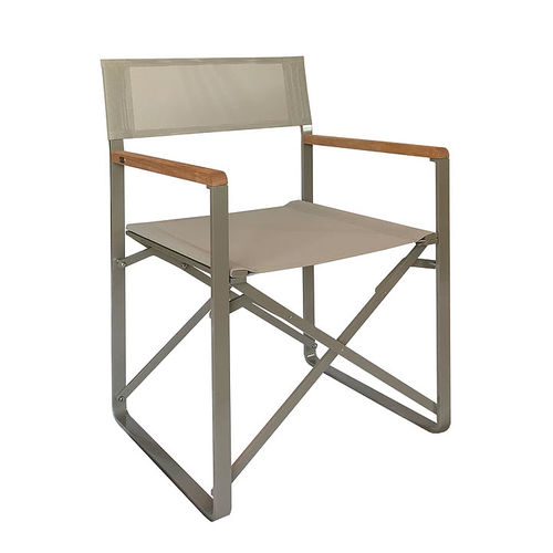 Chaise régisseur pour bateau - West - Mia Marin - pliante / en aluminium