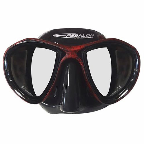 Masque de plongée bi-verres - E-Visio 2 Red Fusion - EPSEALON