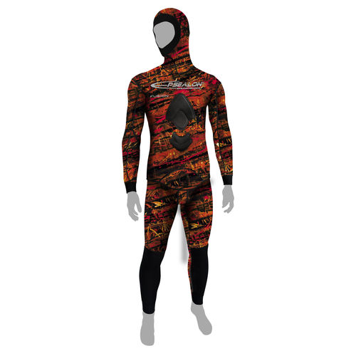 Combinaison en néoprène - Red Fusion - EPSEALON - pour sports nautiques / à cagoule / deux pièces