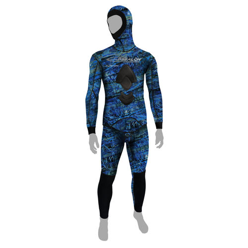 Combinaison en néoprène - Blue Fusion - EPSEALON - pour sports nautiques / à cagoule / deux pièces