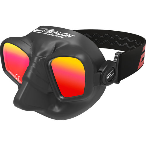 Masque de plongée bi-verres - Seawolf Redflash Fat strap - EPSEALON