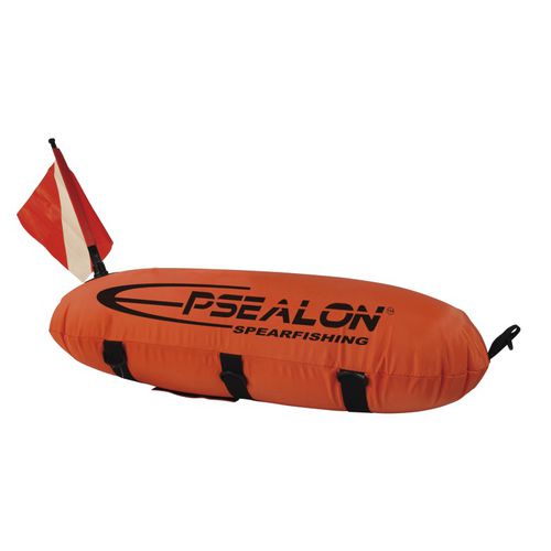 Bouée de signalisation de plongée - Orange  - EPSEALON - de signalisation / en PVC / ovale