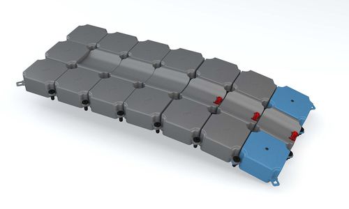 Ponton flottant - Jet Slider 350 - BulDock Ltd. - modulable / pour amarrage à sec de jet-ski / pour marina