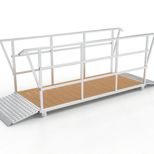 Passerelle pour bateau - BulDock Ltd. - pour yacht / manuelle / en aluminium