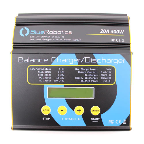 Chargeur de batterie - Lithium charger - BlueRobotics - marin