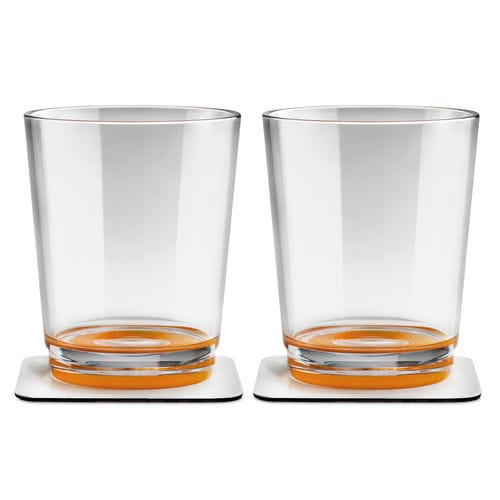 Verre en plastique - maglassX GmbH - orange / avec aimant