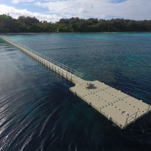Ponton flottant - Rotodock  - GCProperty Pty Ltd T/A GCMarine - modulable / de travail / pour marina