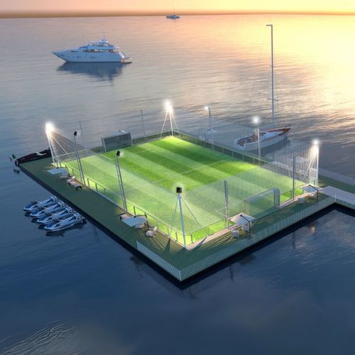 Plateforme flottante - BLUET FLOATING SOLUTIONS - pour marina / terrain de football