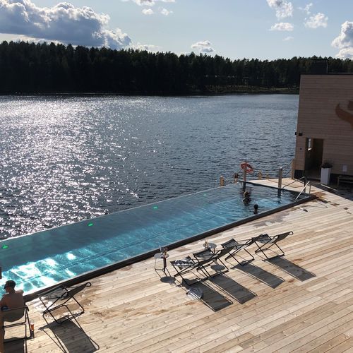 Piscine flottante - Stainless Steel - BLUET FLOATING SOLUTIONS