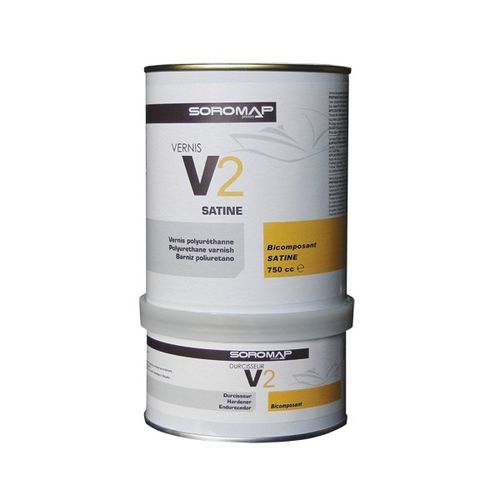 Vernis pour bateau - V2 - GROUPE SOROMAP - multiusage / bi-composant / satiné