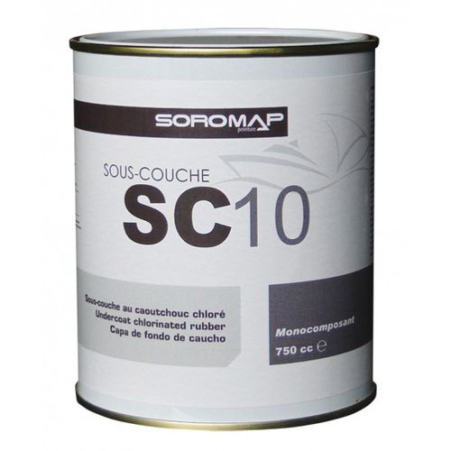 Sous-couche pour bateau - SC10 - GROUPE SOROMAP - pour acier / pour caoutchouc / pour quille