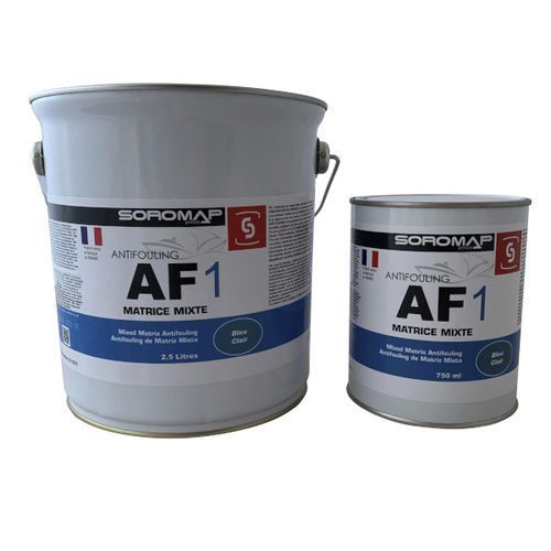 Antifouling pour bateau - AF1 - GROUPE SOROMAP - à matrice semi-dure / pour bois / pour acier