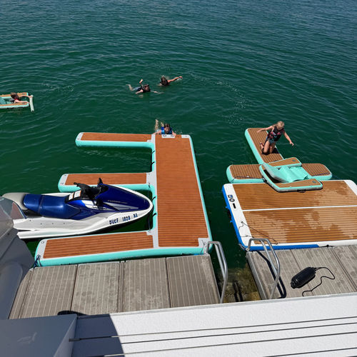 Ponton flottant - MYinVision, Wassersport und Freizeit Inh. Lyndsey Hieber - d'amarrage / pour marina / pour jet-ski