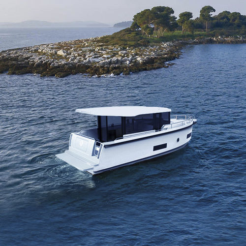 Vedette in-bord - 34 - Seafaring Yachts - hard-top / avec timonerie / de croisière