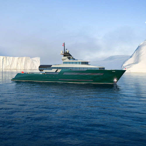 Mega-yacht de croisière - LUX - Trimm Design BV - raised pilothouse