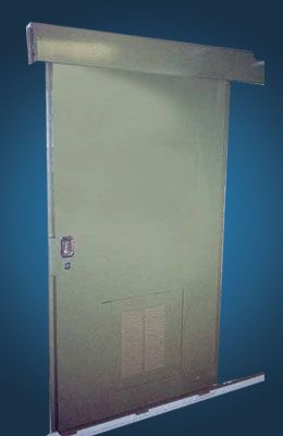 Porte pour navire - MML Marine Ltd - coulissante / double / en aluminium