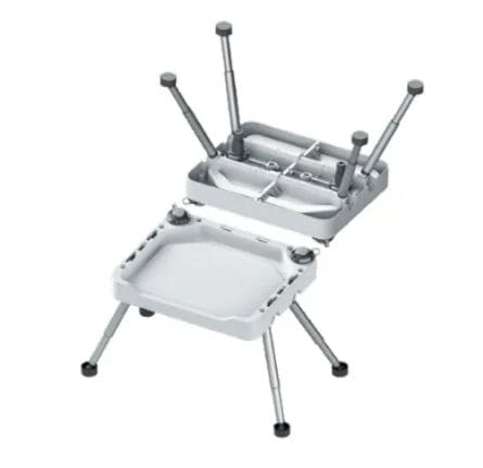 Table pour bateau pneumatique - Tm450-1 - BORIKA - amovible / en fibre de verre / en aluminium