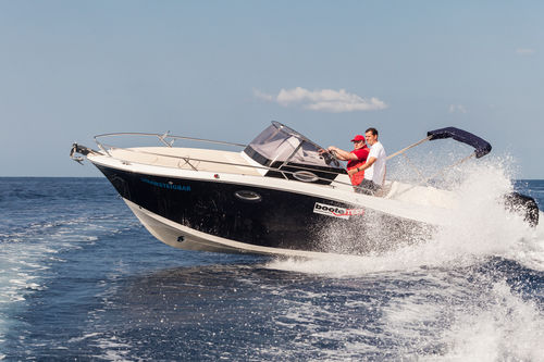 Cabin-cruiser hors-bord - 730 - Atlantic Marine - coque planante / open / de sport