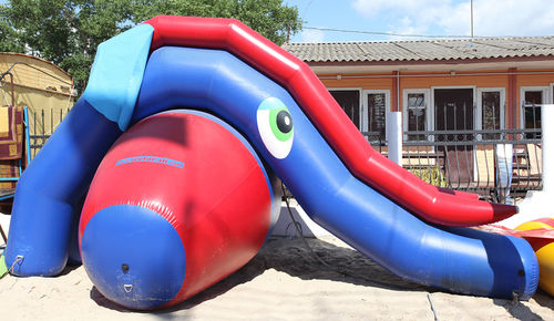 Jeu aquatique toboggan - Little elephant - Vector Inflatables - pour base de loisirs / pour yacht