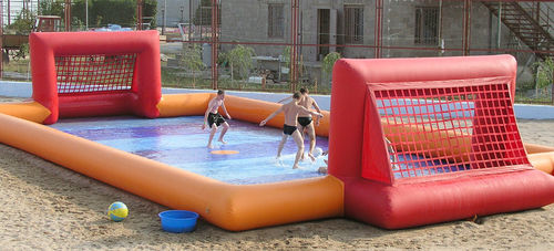 Jeu aquatique but multisports - Slippery - Vector Inflatables - pour base de loisirs / gonflable