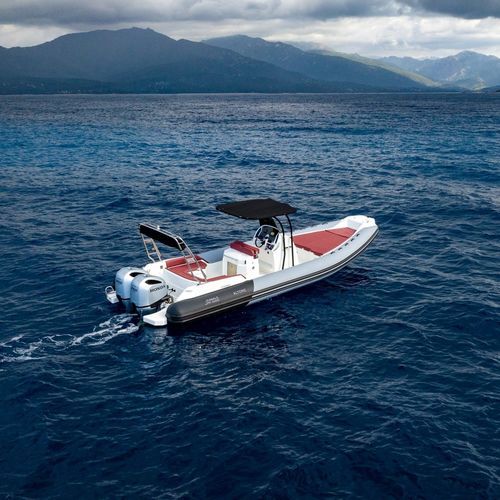 Bateau pneumatique hors-bord - ALTORE E SOLE 900 - Fanale Marine - bimoteur / semi-rigide / open