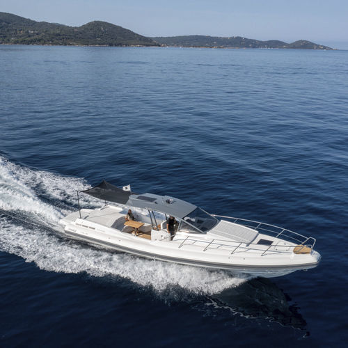 Bateau pneumatique in-bord - MAIO 1400 - Fanale Marine - bimoteur / semi-rigide / open