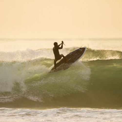 SUP de vagues - 7'4  - Indiana Paddle & Surf - époxy / en mousse / en carbone