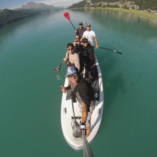 SUP gonflable - 18'6 Big Chief - Indiana Paddle & Surf - de randonnée / 7 places et plus / en composite