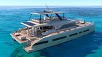 motor-yacht catamaran &agrave; moteur