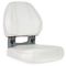 Siège bateau , dossier haut, siège baquet rabattable avec coussin éponge épais et cuir PVC imperméable, design ergonomique, siège bateau pliable pour bateaux, yachts, navires, blanc et gris | CA Siège bateau , dossier haut, siège baquet rabattable avec coussin éponge épais et cuir PVC imperméable, design ergonomique, siège bateau pliable pour bateaux, yachts, navires, blanc et gris | CA