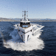 mega-yacht de croisière / raised pilothouse / 6 cabines