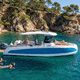 cabin-cruiser hors-bord / essence / bimoteur / coque planante