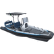 bateau pneumatique in-bord / électrique / RIB / à console centrale