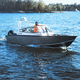 runabout hors-bord / à double console / bow-rider / open