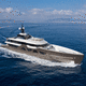 mega-yacht hybride / de croisière / raised pilothouse / avec piscine