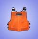 gilet d'aide à la flottabilité pour sports nautiques / pour homme / mousse / orange