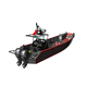 bateau de travail / hors-bord / en PEHD / coque rigide