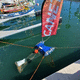 drone marin pour la collecte de déchets / autonome / électrique / catamaran